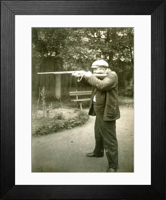 Framed Print : Russian author Alexander Kuprin shooting, Gatchina, Russia, early 20th century. Artist: Karl Karlovich Bulla Framed Print : Russian author Alexander Kuprin shooting, Gatchina, Russia, early 20th century. Artist: Karl Karlovich Bulla