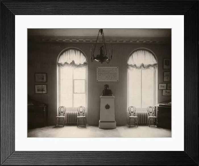 Framed Print : The Museum of the Imperial Pushkin Lyceum in Saint Petersburg, Russia, 1910s. Artist: Karl Kubesch Framed Print : The Museum of the Imperial Pushkin Lyceum in Saint Petersburg, Russia, 1910s. Artist: Karl Kubesch