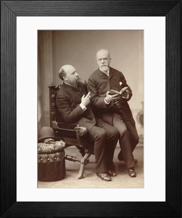 Framed Print : Russian artist Pavel Shukovsky and historian Alexander Onegin, Weimar, Germany, late 19th century Framed Print : Russian artist Pavel Shukovsky and historian Alexander Onegin, Weimar, Germany, late 19th century