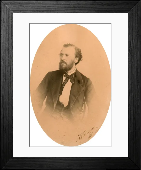 Framed Print : Yakov Polonsky, Russian poet, c1866 Framed Print : Yakov Polonsky, Russian poet, c1866