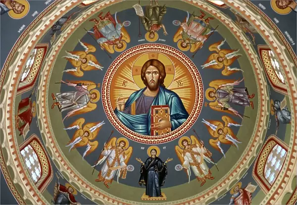 Painting of Christ Pantocrator, 1970s