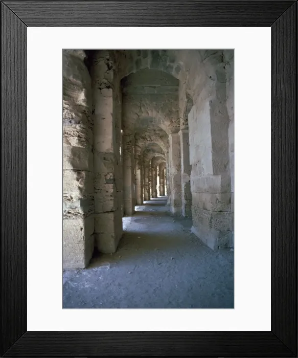 Framed Print : Roman amphitheatre in El Djem, 3rd century Framed Print : Roman amphitheatre in El Djem, 3rd century