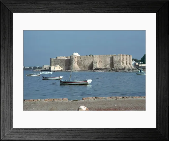 Framed Print : View of the Spanish fort Borj el Kebir, 13th century Framed Print : View of the Spanish fort Borj el Kebir, 13th century