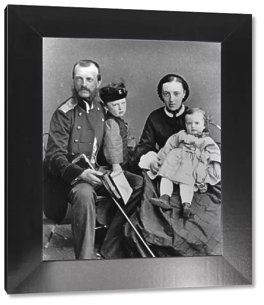 Grand Duke Michael Nikolaevich of Russia and his family, c1862-c1862