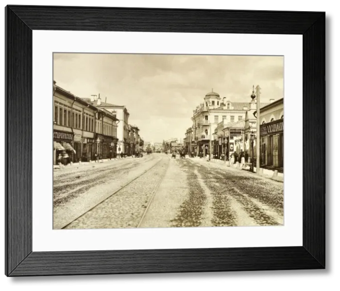 Framed Print : View of the Arbat Street from the Church of the Life-Giving Trinity, Moscow, Russia, 1888 Framed Print : View of the Arbat Street from the Church of the Life-Giving Trinity, Moscow, Russia, 1888
