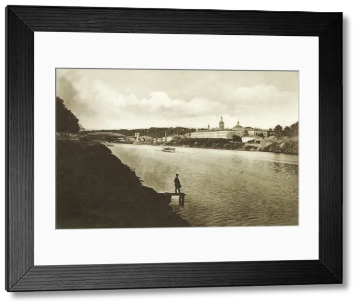 Framed Print : Railway bridge and Novodevichy Convent (New Maidens Convent), Moscow, Russia, 1910s Framed Print : Railway bridge and Novodevichy Convent (New Maidens Convent), Moscow, Russia, 1910s