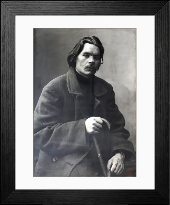Framed Print : Maxim Gorky, Russian author, c1901-c1902 Framed Print : Maxim Gorky, Russian author, c1901-c1902