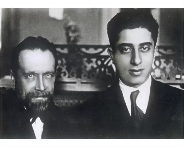 Composers Nikolai Myaskovsky and Aram Khachaturian, 1933