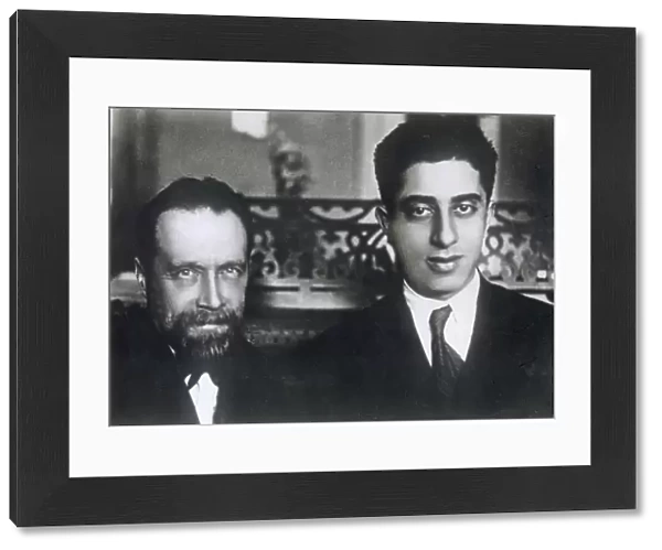 Composers Nikolai Myaskovsky and Aram Khachaturian, 1933