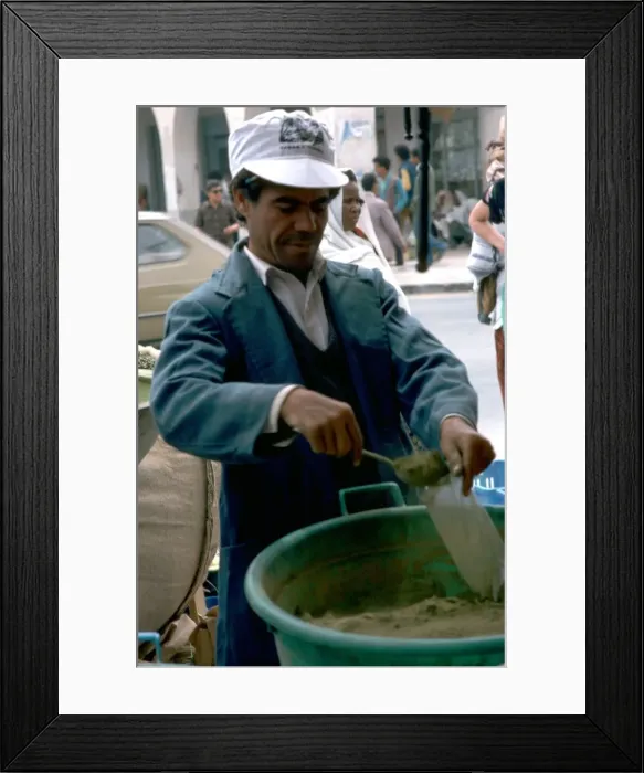 Framed Print : Selling henna in Gabes market Framed Print : Selling henna in Gabes market
