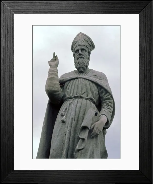 Framed Print : St Patricks stone on the Hill of Tara, 5th century Framed Print : St Patricks stone on the Hill of Tara, 5th century
