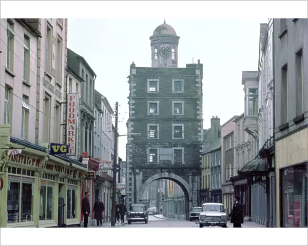 Street scene in Youghal, County Cork, Ireland