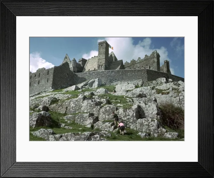 Framed Print : St Patricks rock and the old cathedral in Cashel. Artist: CM Dixon Framed Print : St Patricks rock and the old cathedral in Cashel. Artist: CM Dixon