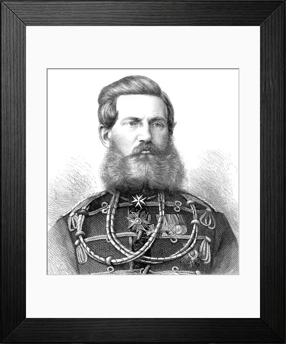 Framed Print : Crown Prince Frederick William of Prussia, 1870 Framed Print : Crown Prince Frederick William of Prussia, 1870