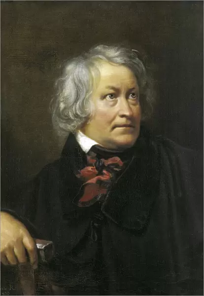 Portrait of the sculptor Bertel Thorvaldsen, 1833. Artist: Orest Kiprensky