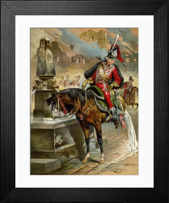 Framed Print : Book illustration, 1896. Artist: Franz Gottfried Framed Print : Book illustration, 1896. Artist: Franz Gottfried