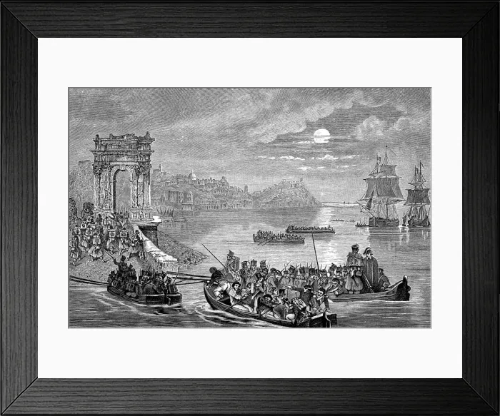 Framed Print : Occupation of Ancona by the French, Italy, 23 February 1832. Artist: Philippe Auguste Jeanron Framed Print : Occupation of Ancona by the French, Italy, 23 February 1832. Artist: Philippe Auguste Jeanron