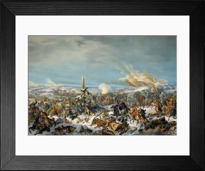 Framed Print : Crossing the Berezina River, Russia, 27 November 1812 (1844). Artist: Peter Heinrich Lambert von Hess Framed Print : Crossing the Berezina River, Russia, 27 November 1812 (1844). Artist: Peter Heinrich Lambert von Hess