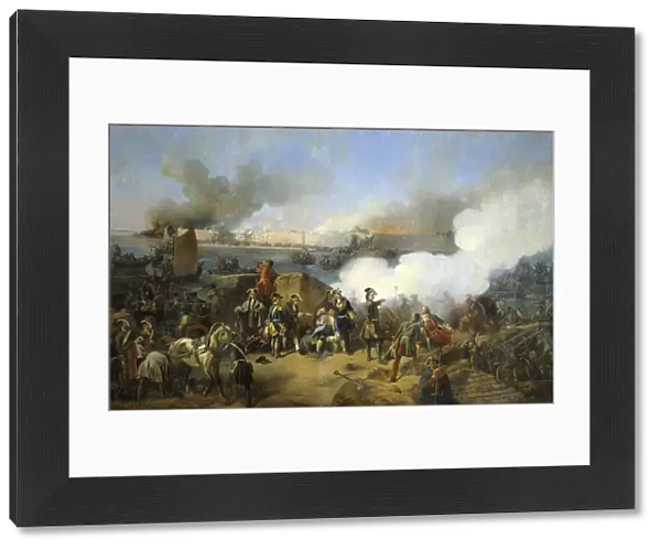 Storming of the Swedish Noteburg Fortress by Russian Troops, 11 October 1702 (1846). Artist: Alexander von Kotzebue