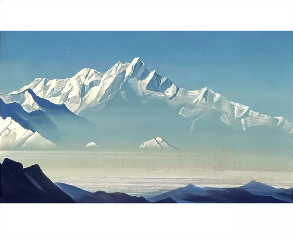 Mount of Five Treasures (Two Worlds), 1933. Artist: Nicholas Roerich