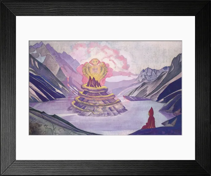 Framed Print : Nagarjuna Conqueror of the Serpent, 1925. Artist: Nicholas Roerich Framed Print : Nagarjuna Conqueror of the Serpent, 1925. Artist: Nicholas Roerich