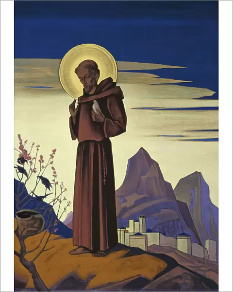 Saint Francis, 1932. Artist: Nicholas Roerich