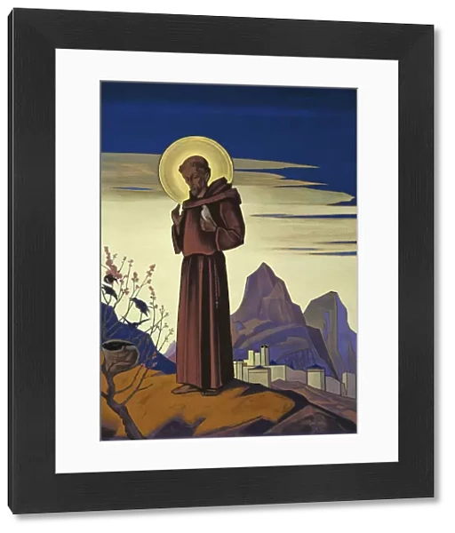 Saint Francis, 1932. Artist: Nicholas Roerich