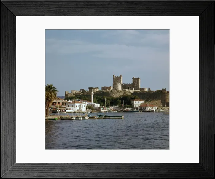 Framed Print : Bodrum Crusader castle in Turkey, 15th century Framed Print : Bodrum Crusader castle in Turkey, 15th century