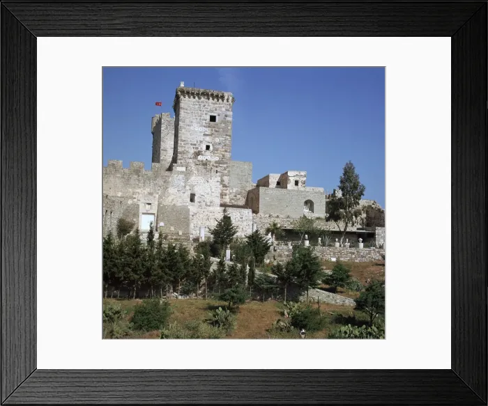 Framed Print : Bodrum Crusader castle in Turkey, 15th century Framed Print : Bodrum Crusader castle in Turkey, 15th century
