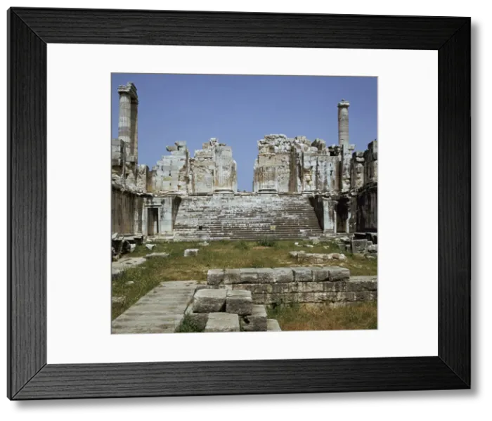 Framed Print : Greek temple of Apollo, 3rd century Framed Print : Greek temple of Apollo, 3rd century