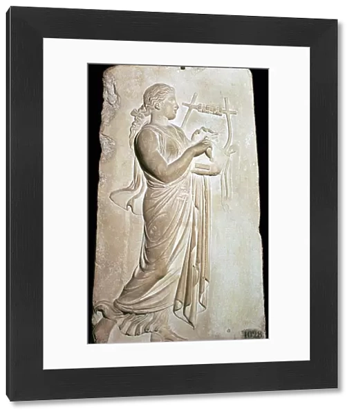 Neo-Attic relief of the Muse Citharide