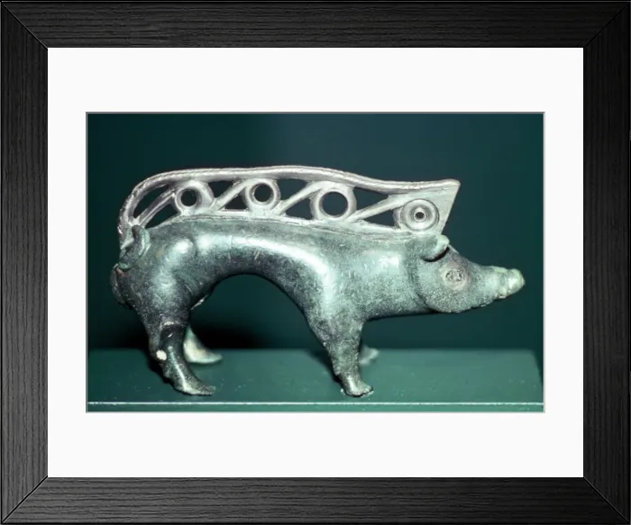 Framed Print : Celtic bronze boar Framed Print : Celtic bronze boar