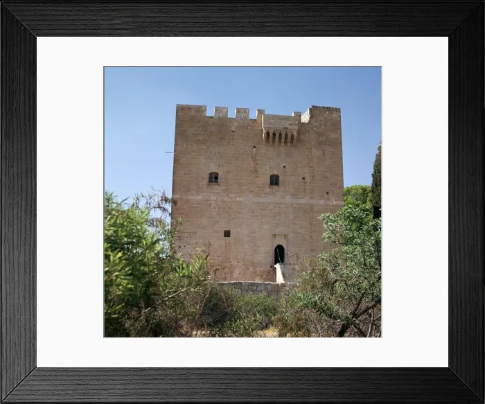 Framed Print : Kolossi castle on Cyprus, 13th century Framed Print : Kolossi castle on Cyprus, 13th century