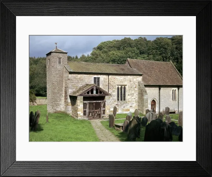 Framed Print : Kirkdale Church in North Yorkshire, 11th century Framed Print : Kirkdale Church in North Yorkshire, 11th century