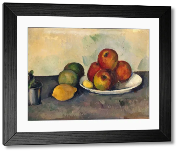 Framed Print : Still Life with Apples, c1890. Artist: Paul Cezanne Framed Print : Still Life with Apples, c1890. Artist: Paul Cezanne