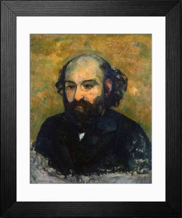 Framed Print : Self-Portrait, 1880-1881. Artist: Paul Cezanne Framed Print : Self-Portrait, 1880-1881. Artist: Paul Cezanne