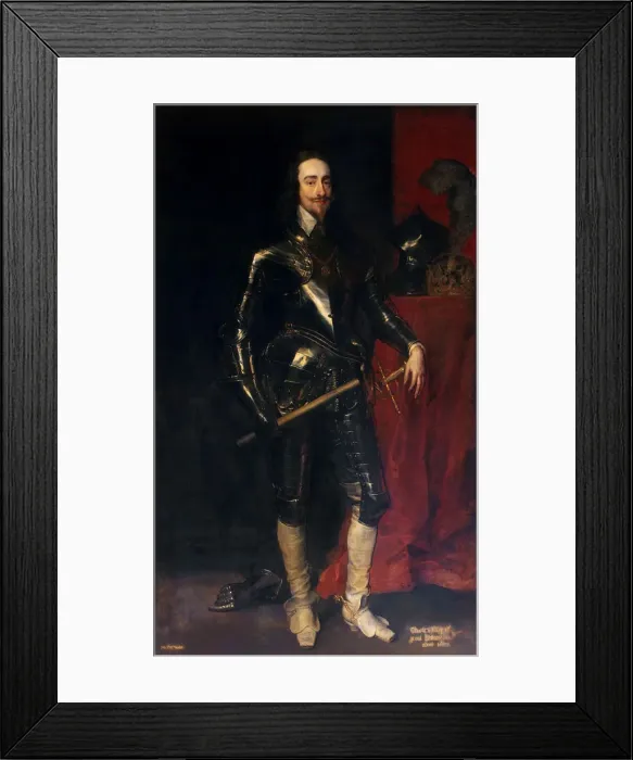 Framed Print : Portrait of King Charles I of England, Scotland and Ireland (1600-1649), 1638. Artist: Anthony van Dyck Framed Print : Portrait of King Charles I of England, Scotland and Ireland (1600-1649), 1638. Artist: Anthony van Dyck