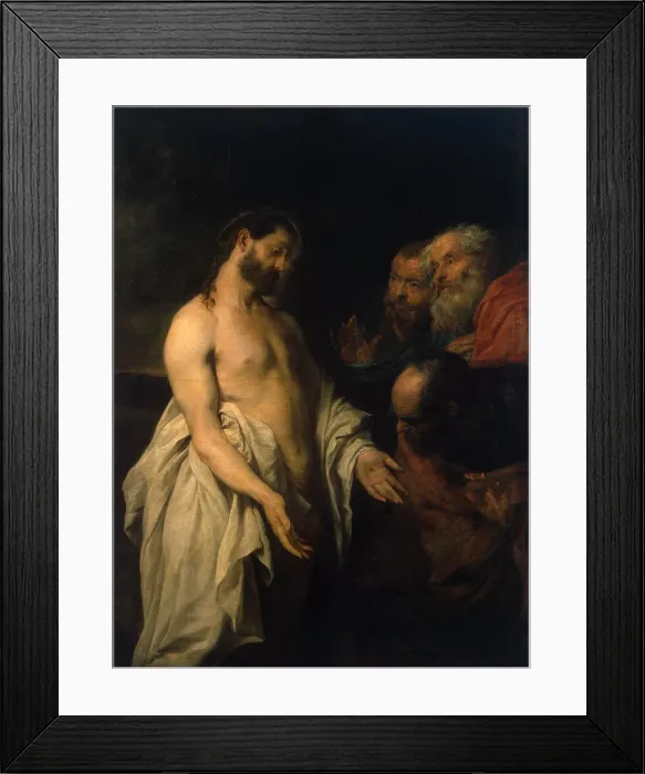 Framed Print : Appearance of Christ to his Disciples, 1625-1626. Artist: Anthony van Dyck Framed Print : Appearance of Christ to his Disciples, 1625-1626. Artist: Anthony van Dyck