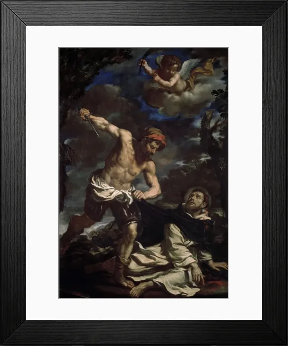 Framed Print : The Martyrdom of Saint Peter, end 1620s. Artist: Guercino Framed Print : The Martyrdom of Saint Peter, end 1620s. Artist: Guercino