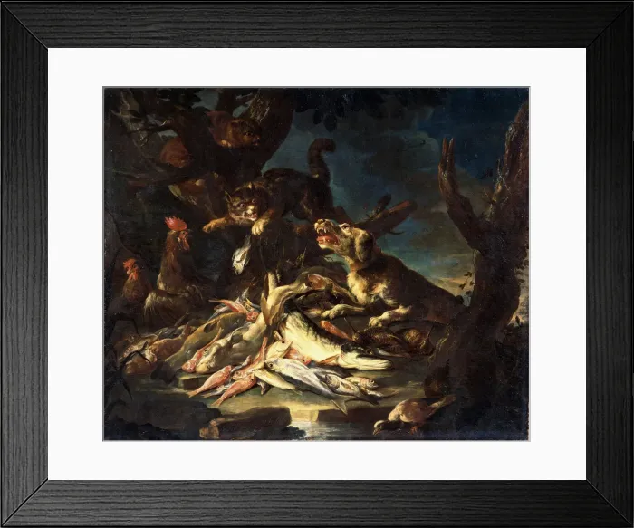 Framed Print : Fish, 1620. Artist: Frans Snyders Framed Print : Fish, 1620. Artist: Frans Snyders