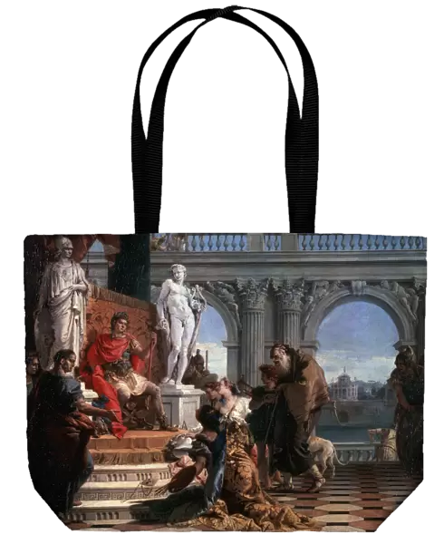 Maecenas presenting the Arts to Augustus, 1743. Artist: Giovanni Battista Tiepolo