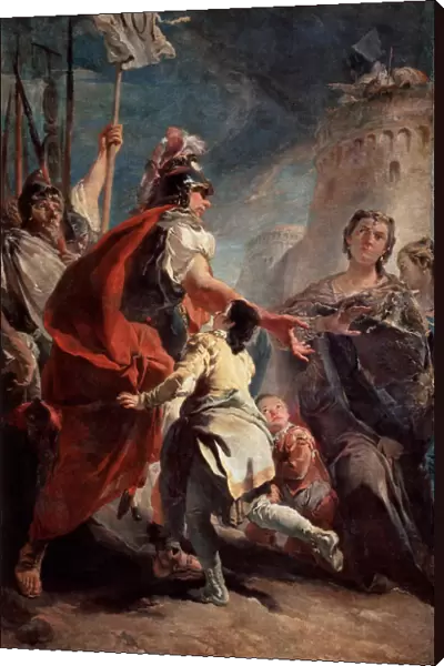 Coriolanus Before the Gates of Rome, c1730. Artist: Giovanni Battista Tiepolo