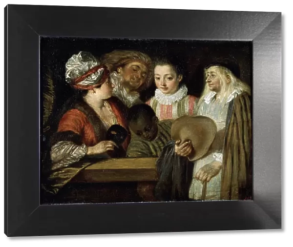 Actors of the Comedie Francaise, 1711-1712. Artist: Jean-Antoine Watteau