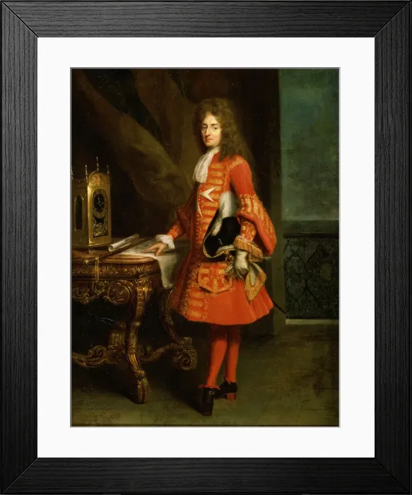 Framed Print : Portrait of a Knight of the Order of Malta, c1690-1750. Artist: Robert Tournieres Framed Print : Portrait of a Knight of the Order of Malta, c1690-1750. Artist: Robert Tournieres