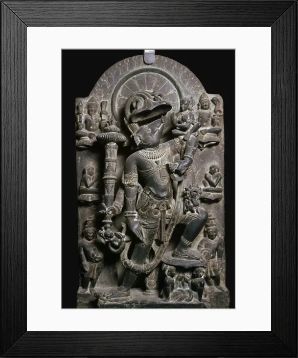 Framed Print : Depiction of Varaha, the boar incarnation of the god Vishnu Framed Print : Depiction of Varaha, the boar incarnation of the god Vishnu