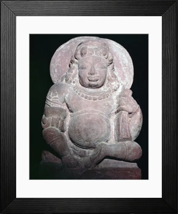 Framed Print : Statuette of the Vedic and Hindu god Kuvera Framed Print : Statuette of the Vedic and Hindu god Kuvera
