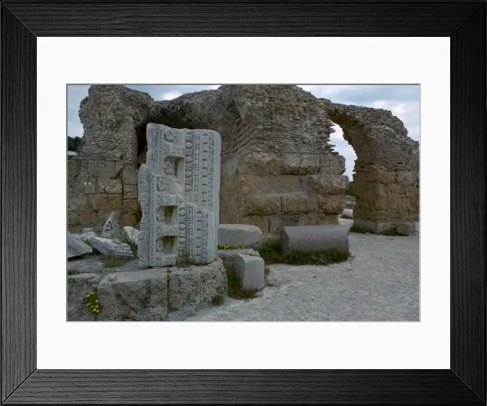 Framed Print : Baths of Antoninus Pius in Carthage, 2nd century Framed Print : Baths of Antoninus Pius in Carthage, 2nd century