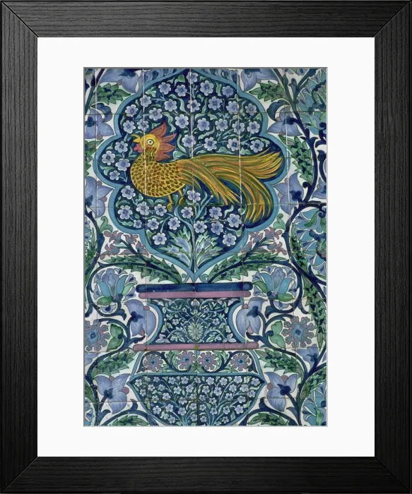 Framed Print : Detail of a tile design in Nabeul, Tunisia Framed Print : Detail of a tile design in Nabeul, Tunisia