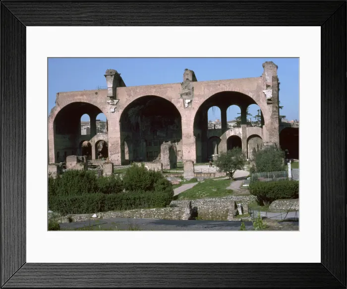 Framed Print : The Basilica of Maxentius or Constantine in Rome, 4th century Framed Print : The Basilica of Maxentius or Constantine in Rome, 4th century