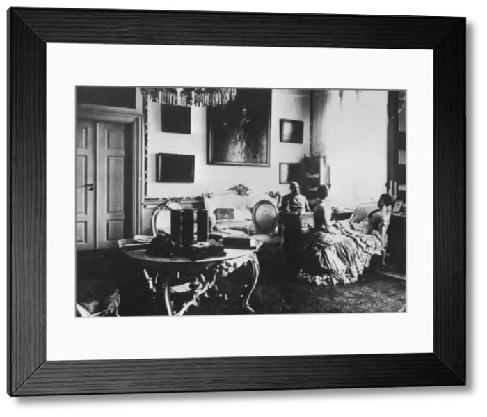 Framed Print : Tsarevich Alexander and Grand Duchess Maria Feodorovna of Russia, c1880 Framed Print : Tsarevich Alexander and Grand Duchess Maria Feodorovna of Russia, c1880